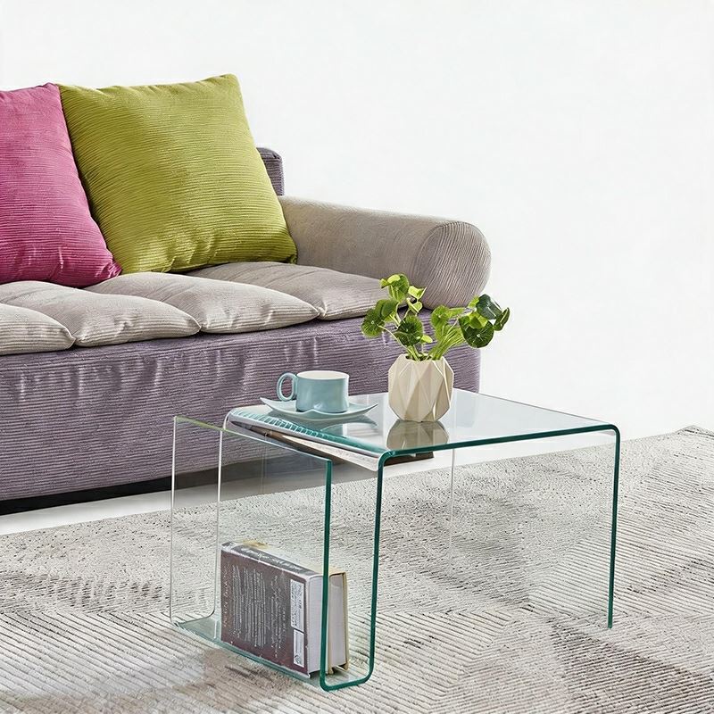 Mesa lateral de sofá minimalista moderna